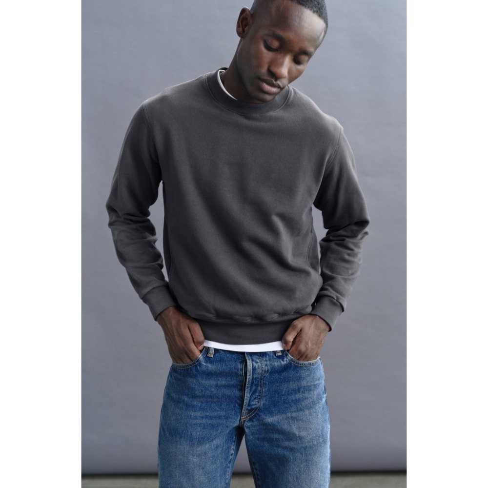 AYR The BLT Sweatshirt Men's Size M Vintage Asphalt  Grey